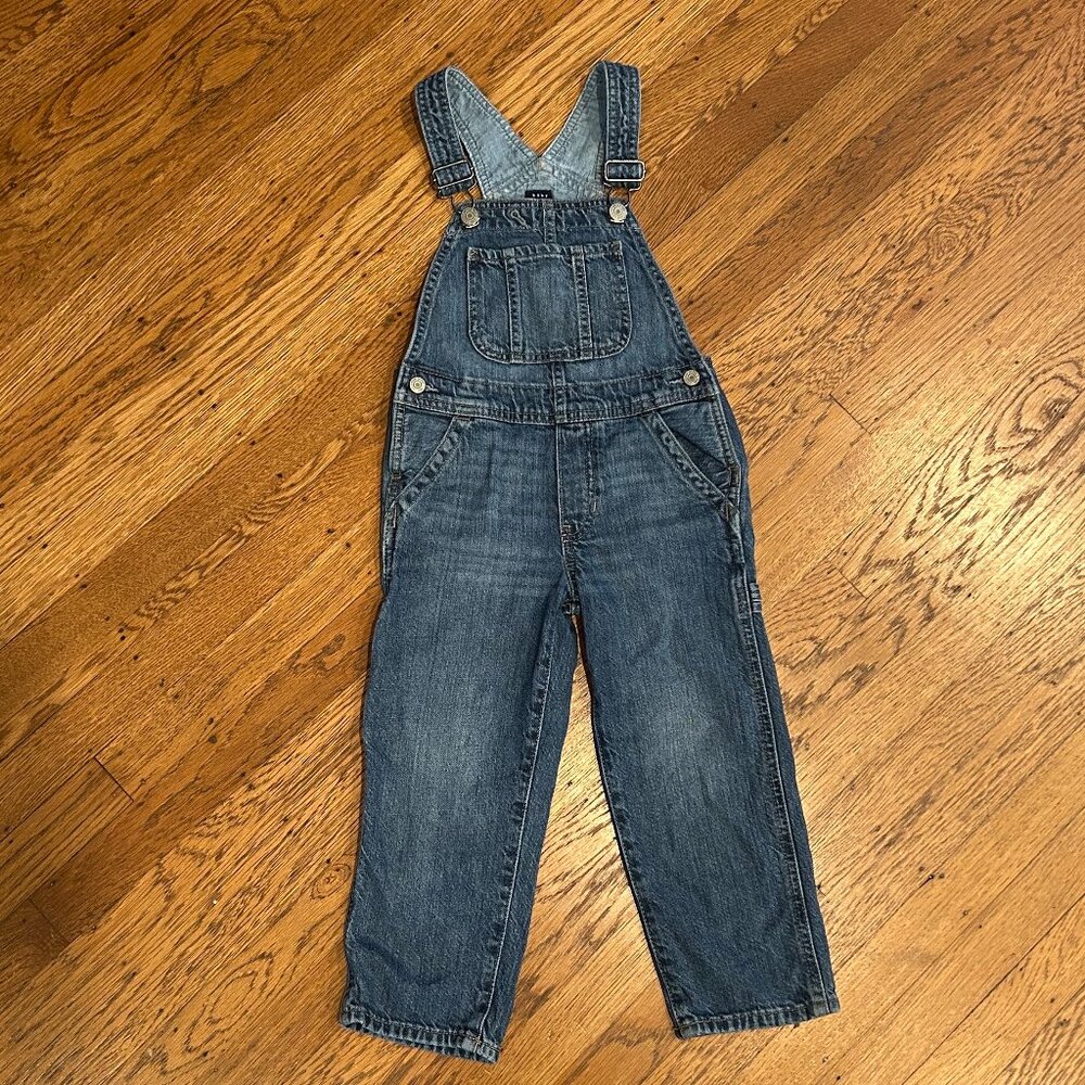 Gap Toddler Denim Overalls with Washwell Size 4T